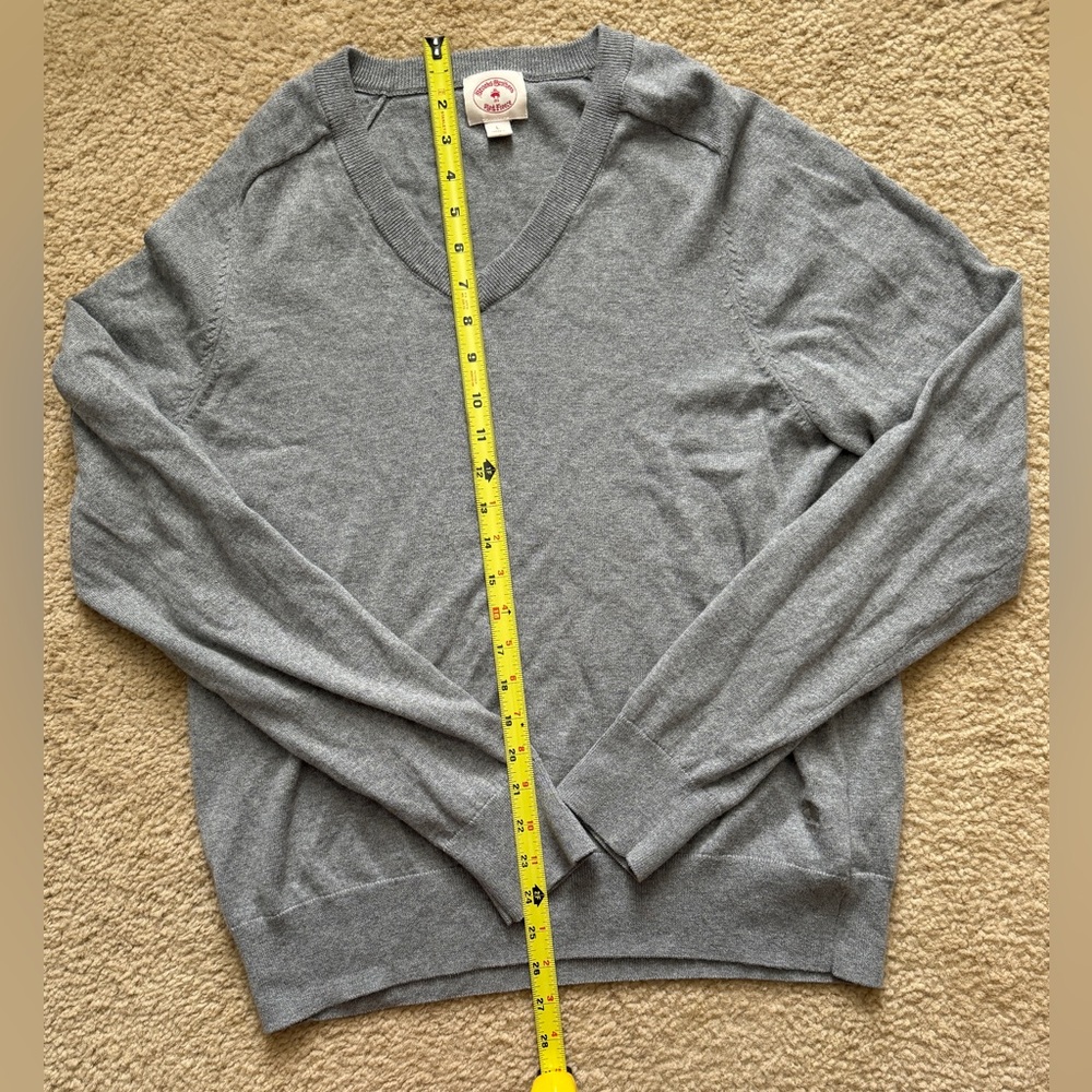 Brooks brothers red fleece sweater